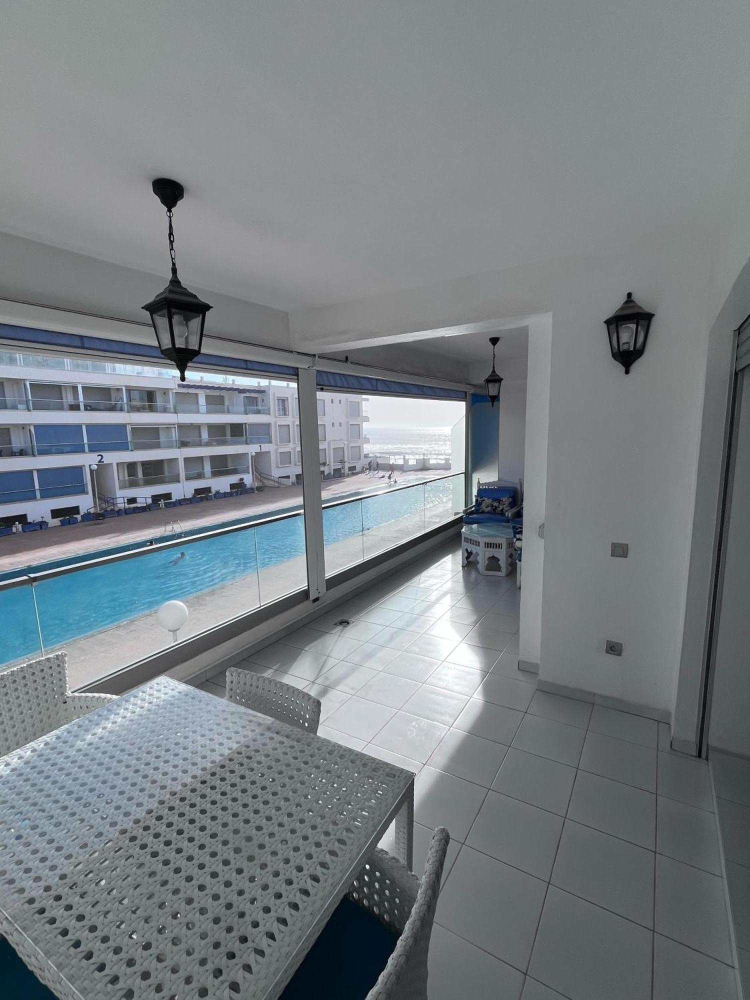 Apartment Sea View With Pool Aourir Dış mekan fotoğraf