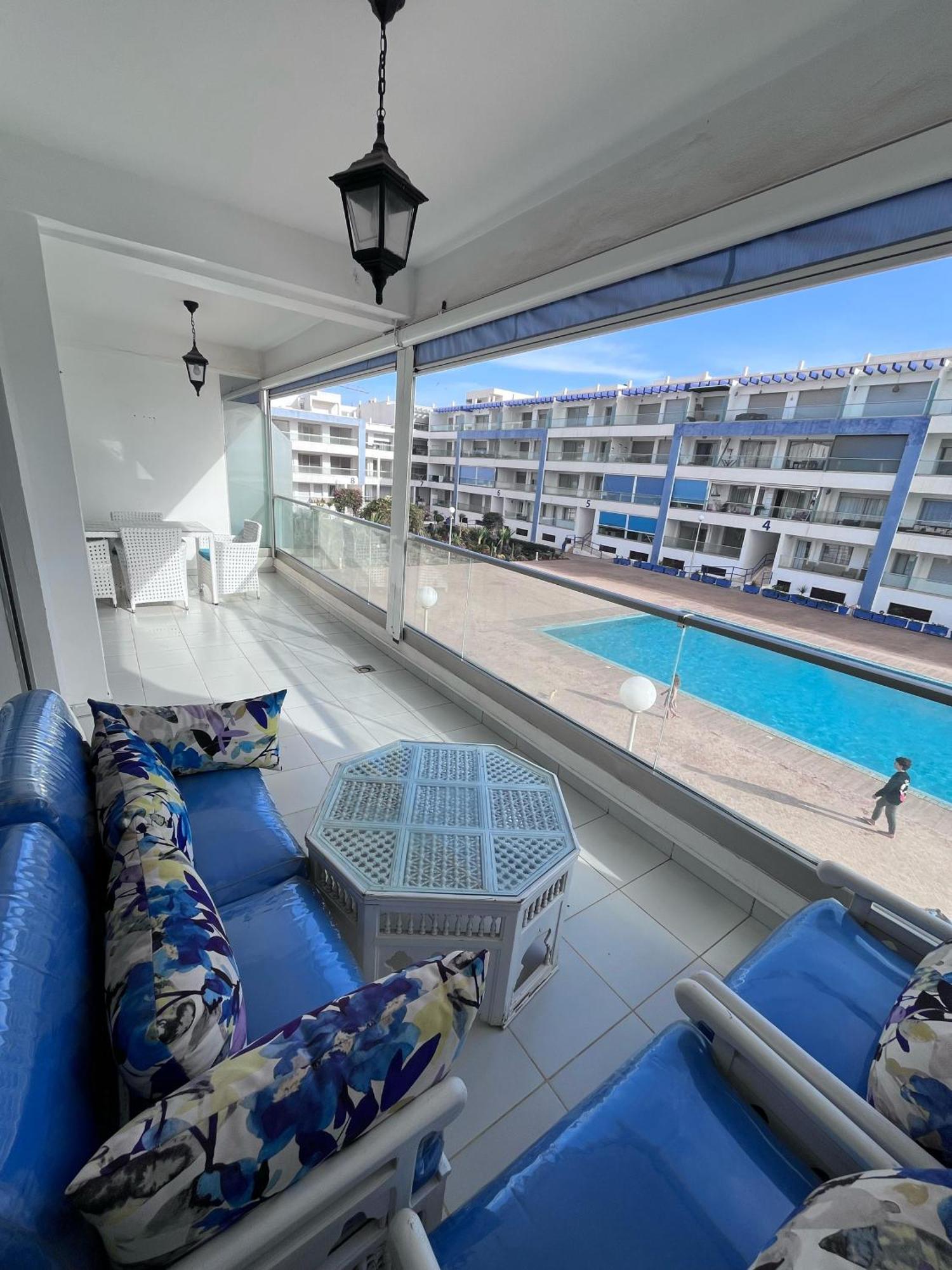 Apartment Sea View With Pool Aourir Dış mekan fotoğraf